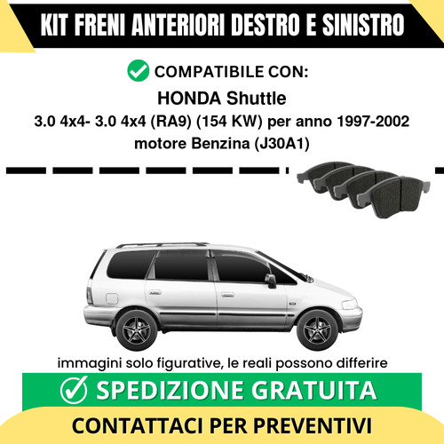 Pastiglie freno anteriori per - pastiglie,