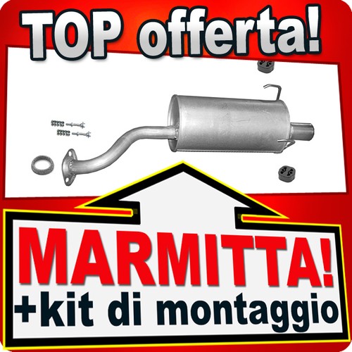 Silenziatore posteriore honda - silenziatore,