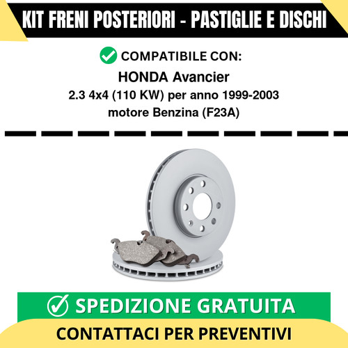 Kit freni posteriori - freni,