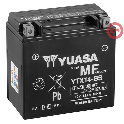 Batteria yuasa ytx14 - yuasa, 12ah