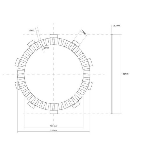 7450052 kit dischi frizione - 7450052,