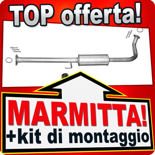 Silenziatore centrale per - silenziatore,