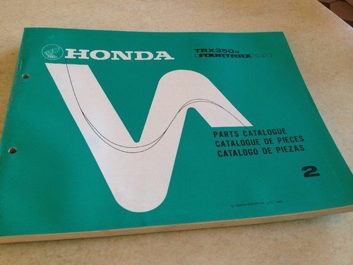 Honda elenco parti - parti, trx350