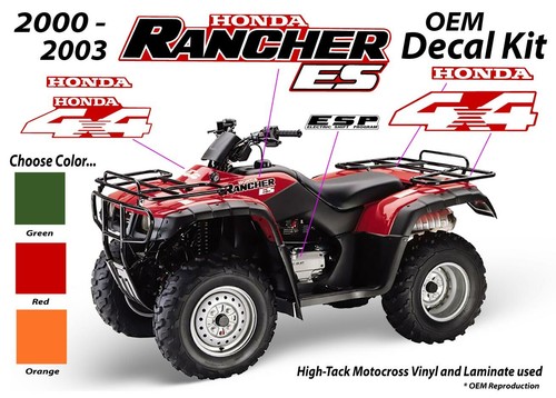 Adesivo honda rancher 350 - honda, es